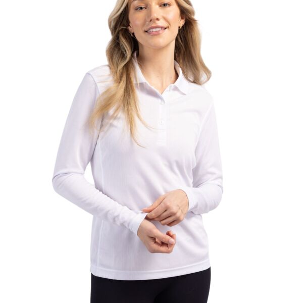  Ice Pique Long Sleeve Ladies Tech Polo Thumbnail