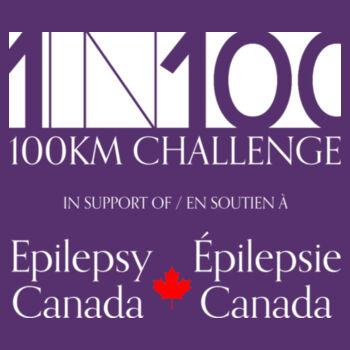 Adult Epilepsy Canada 1 IN 100 Tee  Design